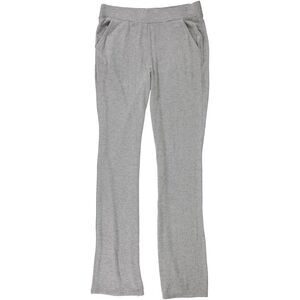 GUESS Womens Opal Straight Leg Lounge Casual Pants, Grey, L, DM
